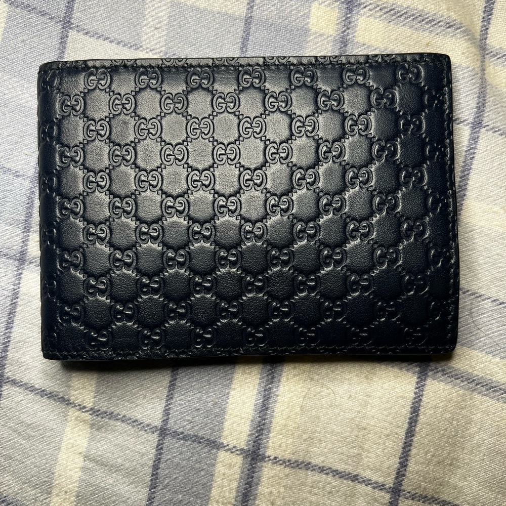 Navy Blue Guccissma wallet